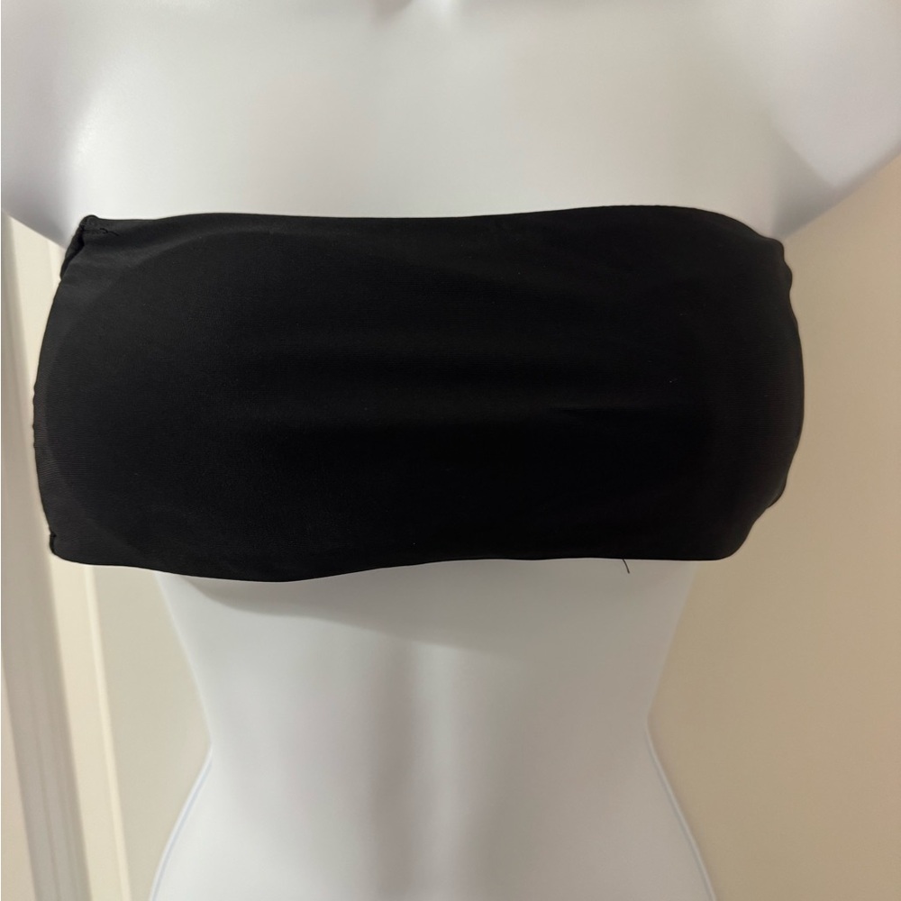 Black Bandeau bikini Top